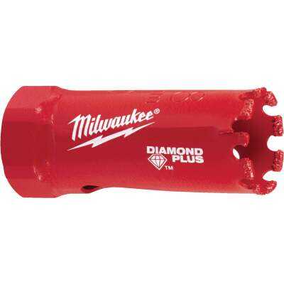 Milwaukee Diamond Plus 7/8 In. Diamond Grit Hole Saw