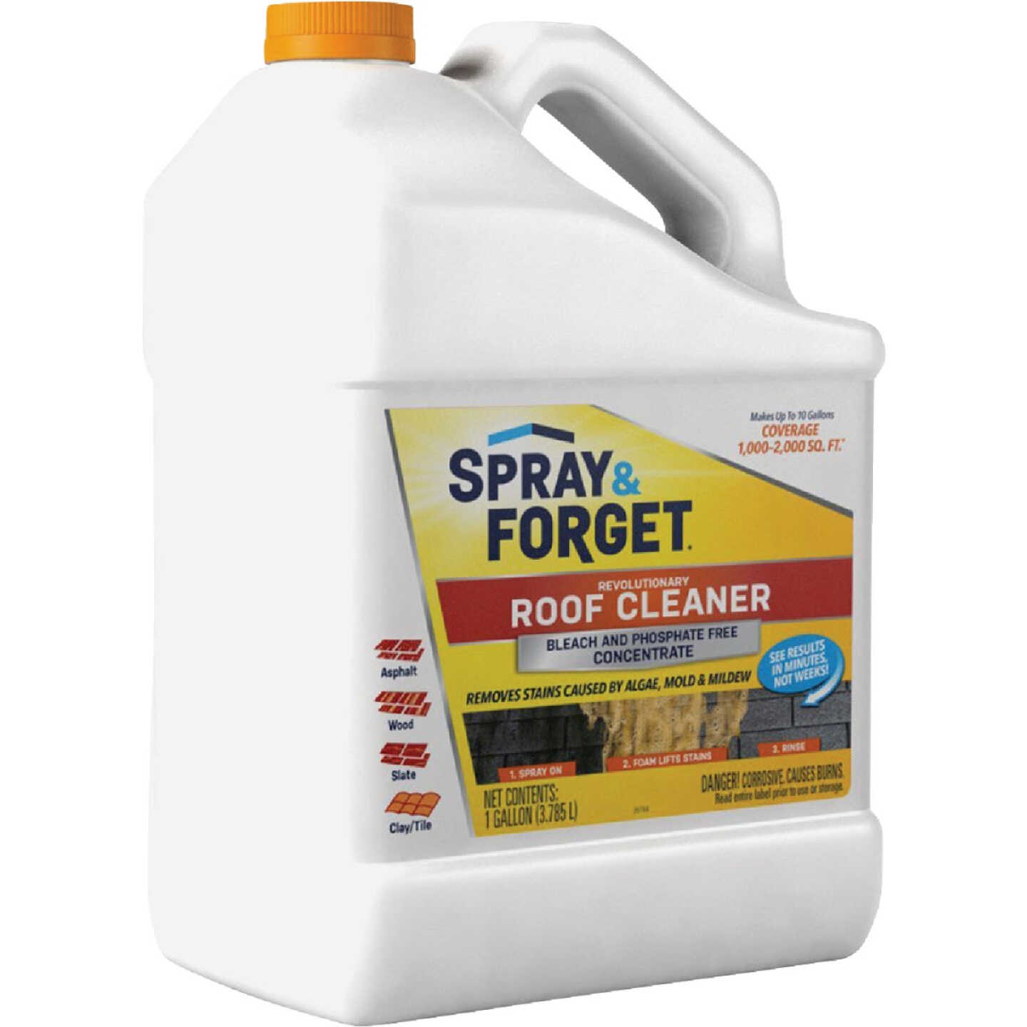 Wet & Forget Moss, Mold, Mildew, & Algae Stain Remover - 0.5 gal
